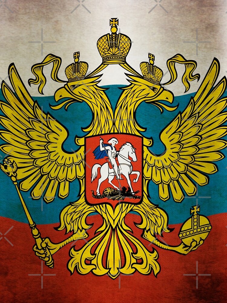 Waving flag of Russia von pASob-dESIGN
