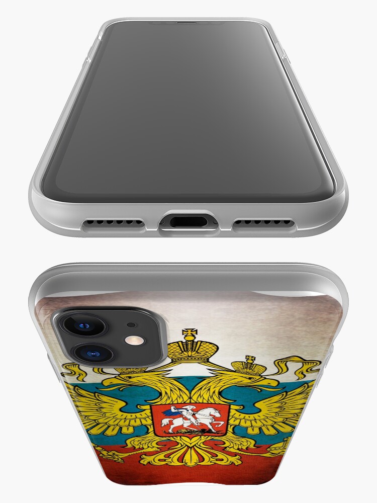 Alternative Ansicht von Waving flag of Russia iPhone-Hülle & Cover