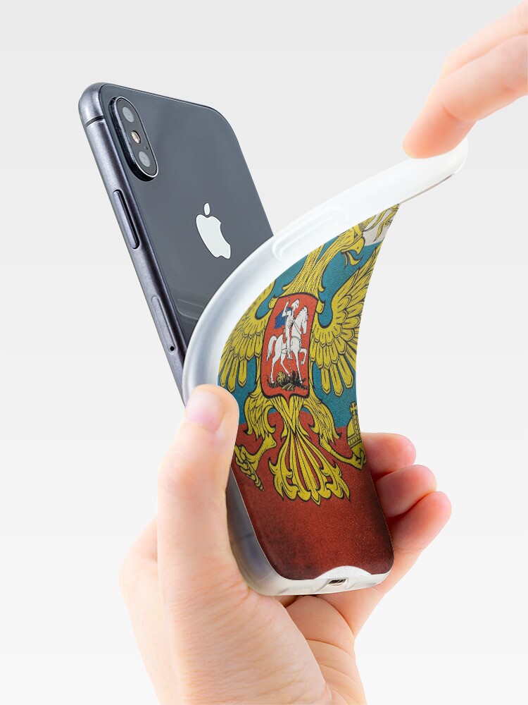 Alternative Ansicht von Waving flag of Russia iPhone-Hülle & Cover