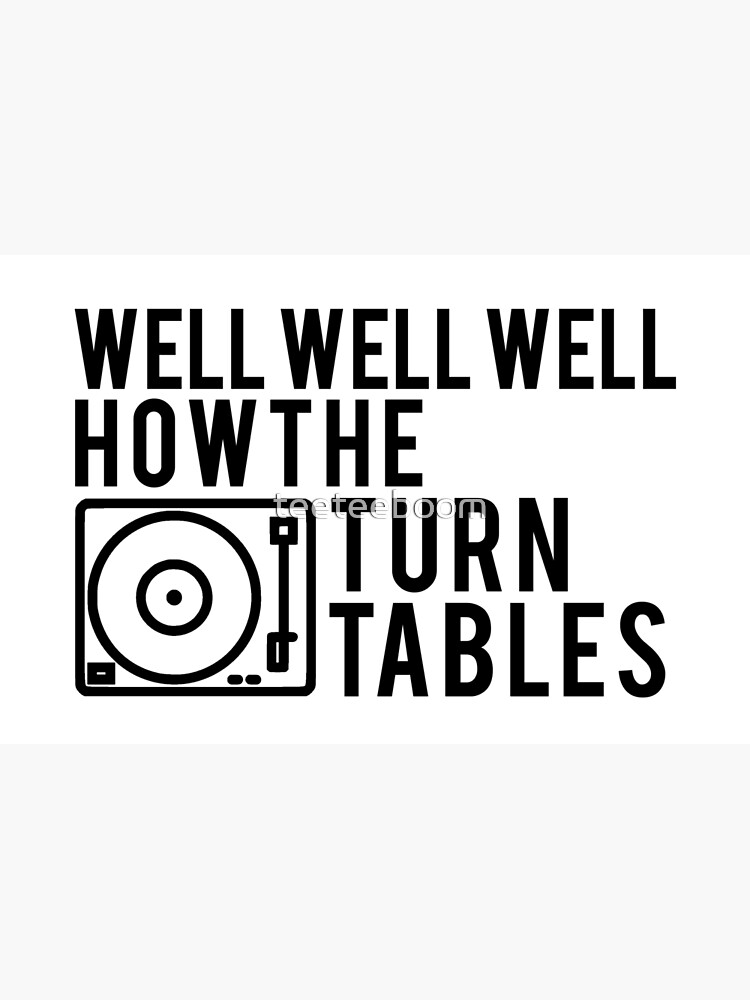 "Well, Well, Well, How the Turntables. Michael Scott The Office Text