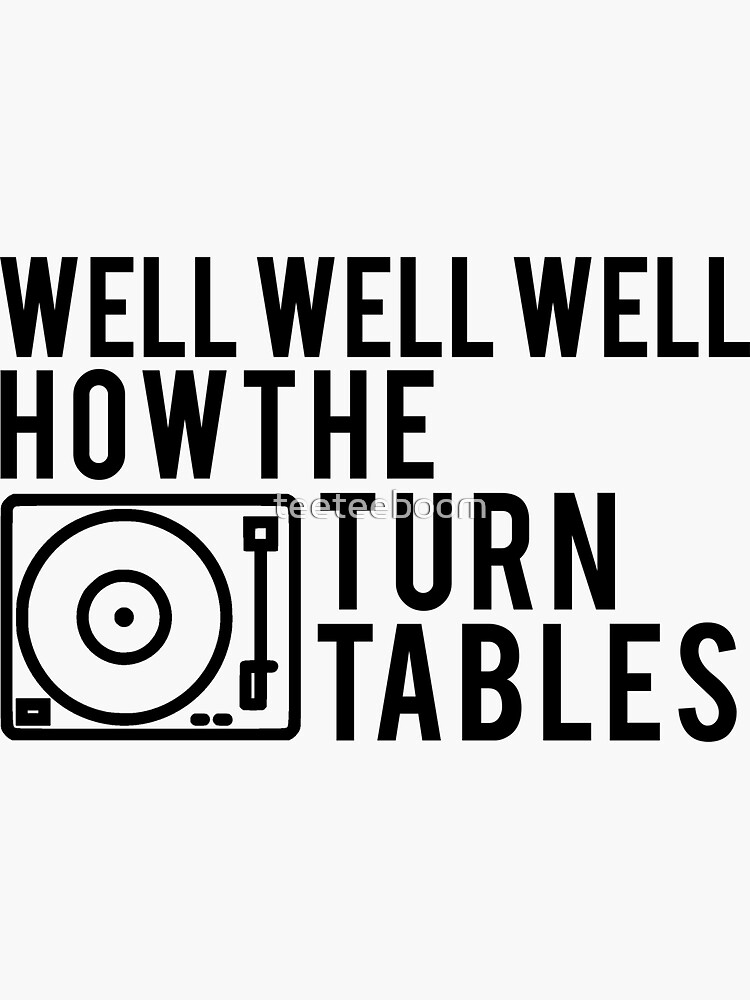 "Well, Well, Well, How the Turntables. Michael Scott The Office Text