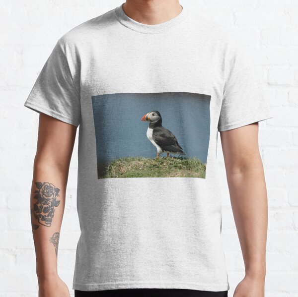 Solitary Puffin in profile Classic T-Shirt