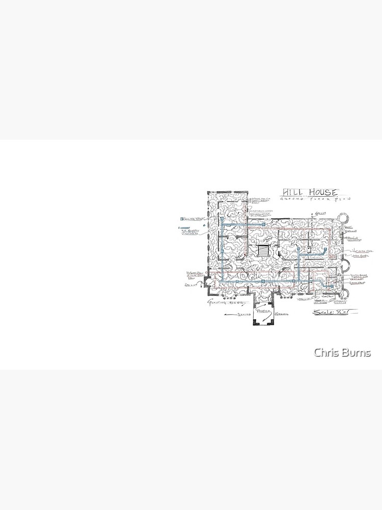 "Haunting of Hill House Blueprint" Standard Mug by ...