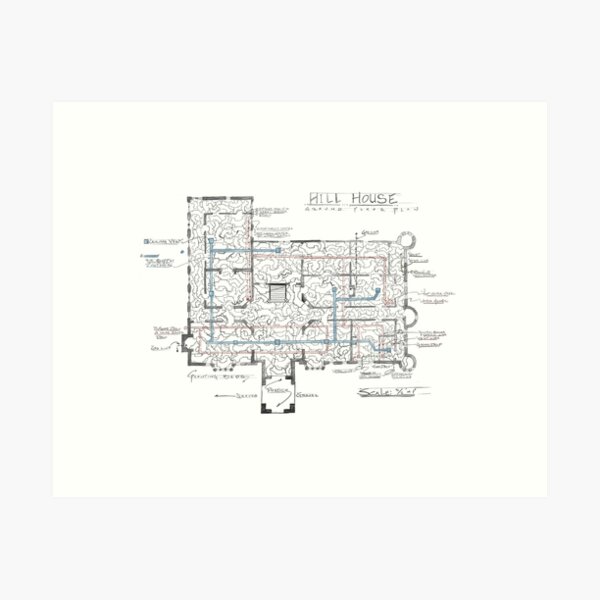 Item preview, Haunting of Hill House Blueprint designed and sold by Chris Burns.