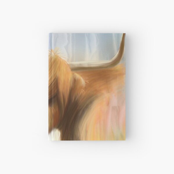 Portrait of a Highland Cow Hardcover Journal