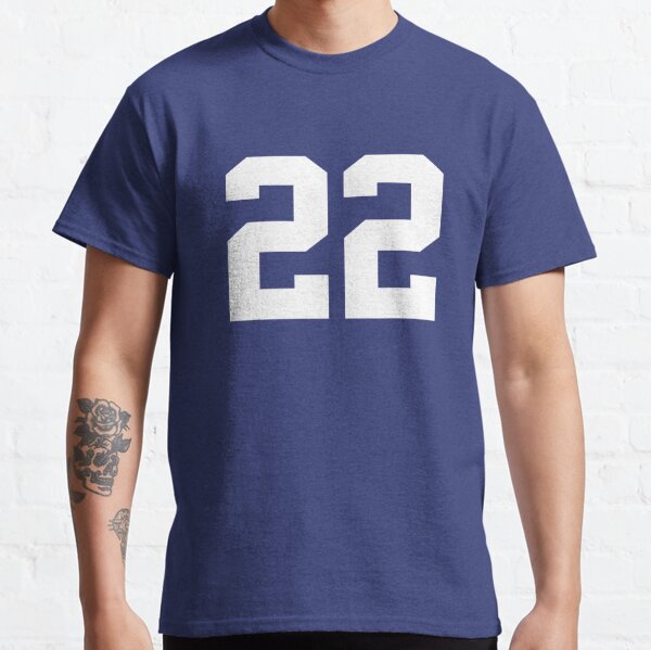 22 Jersey Jerseys Number 22 Jersey Sports College Classic T-Shirt | Redbubble