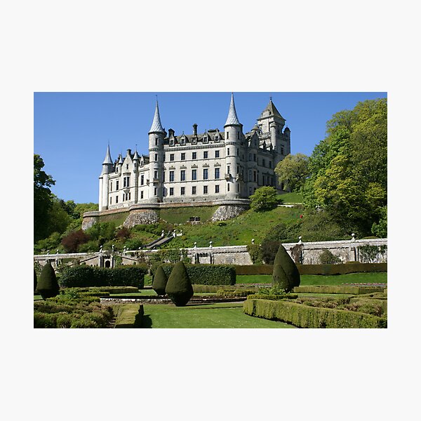 Item preview, Dunrobin Castle, Scotland, from parterres below designed and sold by BronReid.