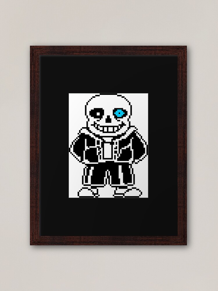 Undertale Sans with a blue eye Perler by NomDePixel