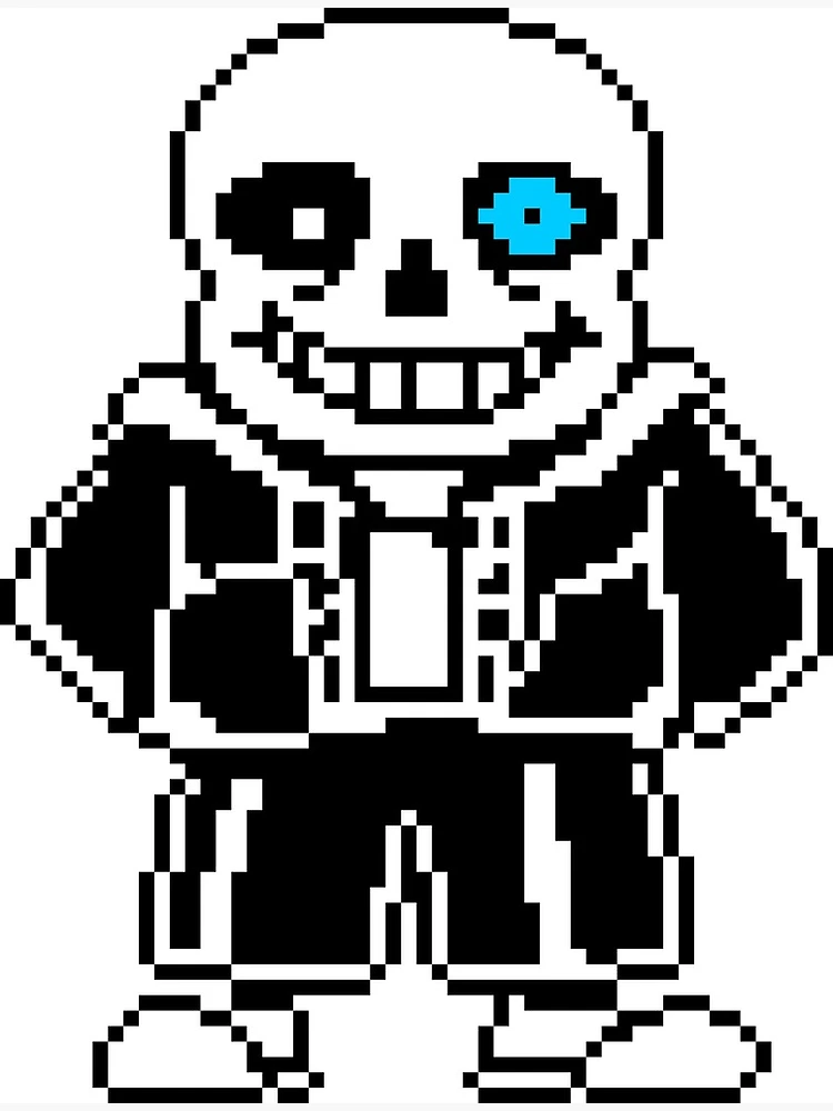 Sans Battle Sprite - Grid Paint