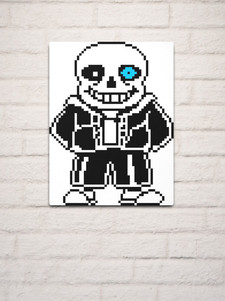 Undertale Sans with a blue eye Perler by NomDePixel