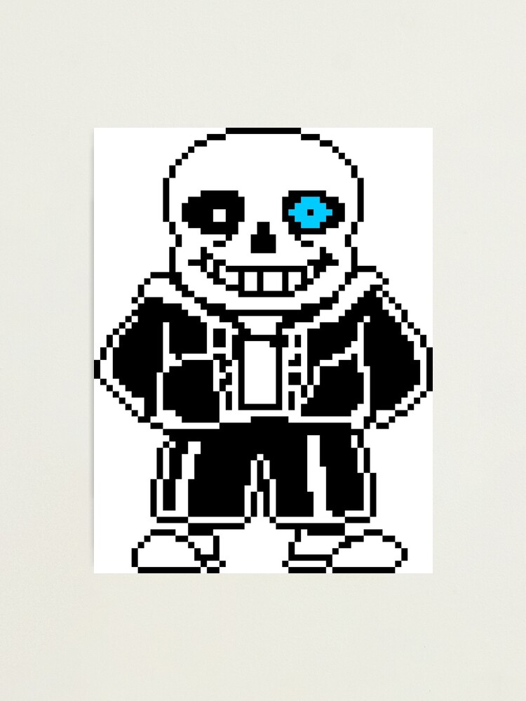 my pixel art of blue eyed sans : r/Undertale