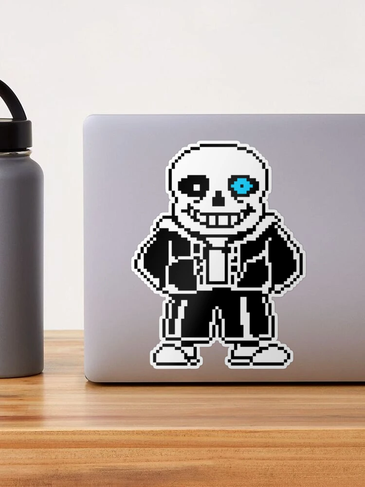 Undertale Sans with a blue eye Perler by NomDePixel