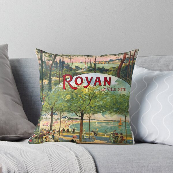 Affiche de Royan 1900 Coussin
