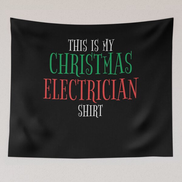 Item preview, Electrician Christmas designed and sold by 4tomic.
