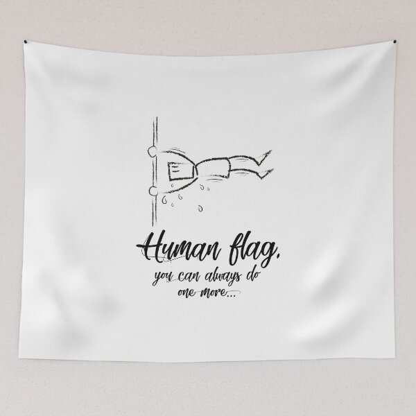Item preview, One more flag - Calisthenics Human Flag! Sporty! designed and sold by bickhofe.