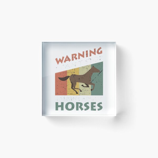 Item preview, Warning! Horses designed and sold by bennikaufmann.