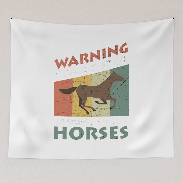 Item preview, Warning! Horses designed and sold by bennikaufmann.