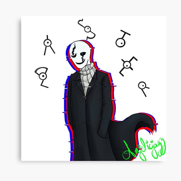 Gaster Fanart Canvas Prints Redbubble