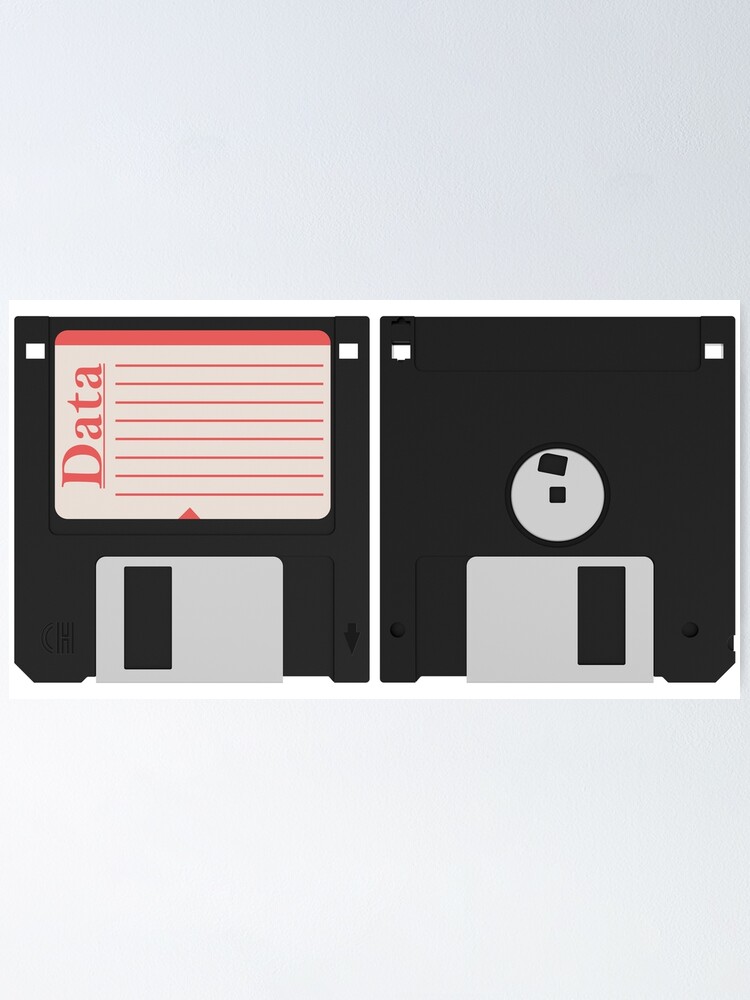Thumbnail 1 of 3, Poster, Computer diskette designed and sold by serpico93.