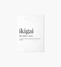 Ikigai Definition Art Board Print