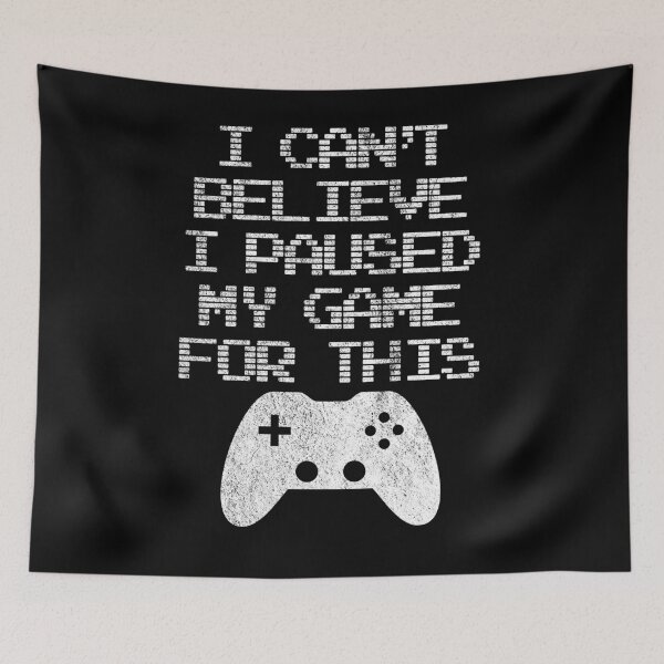 Item preview, Funny Video Game I Paused My Game Design for Gamers  designed and sold by BouncingSloth.