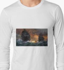 Ships drawn Long Sleeve T-Shirt