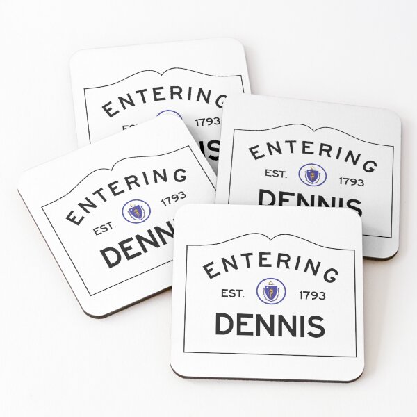 Item preview, Entering Dennis - Commonwealth of Massachusetts Road Sign designed and sold by NewNomads.