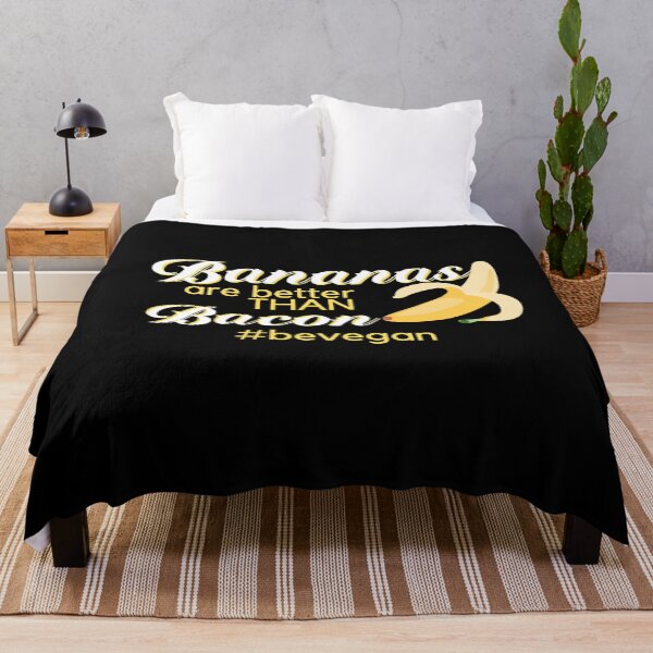 Item preview, Bananas Are Better Than Bacon Go Vegan designed and sold by SqualeForce.