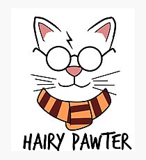 Hairy Pawter Photographic Print
