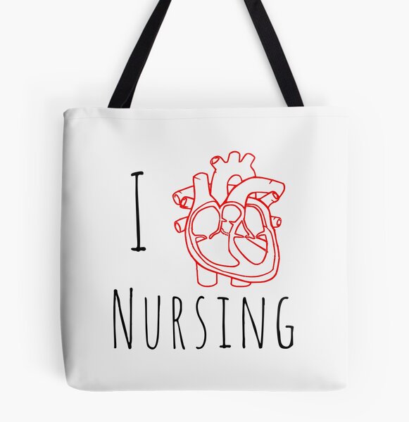 Brooke & Jess Designs Nursing Work of Heart Tote Bag