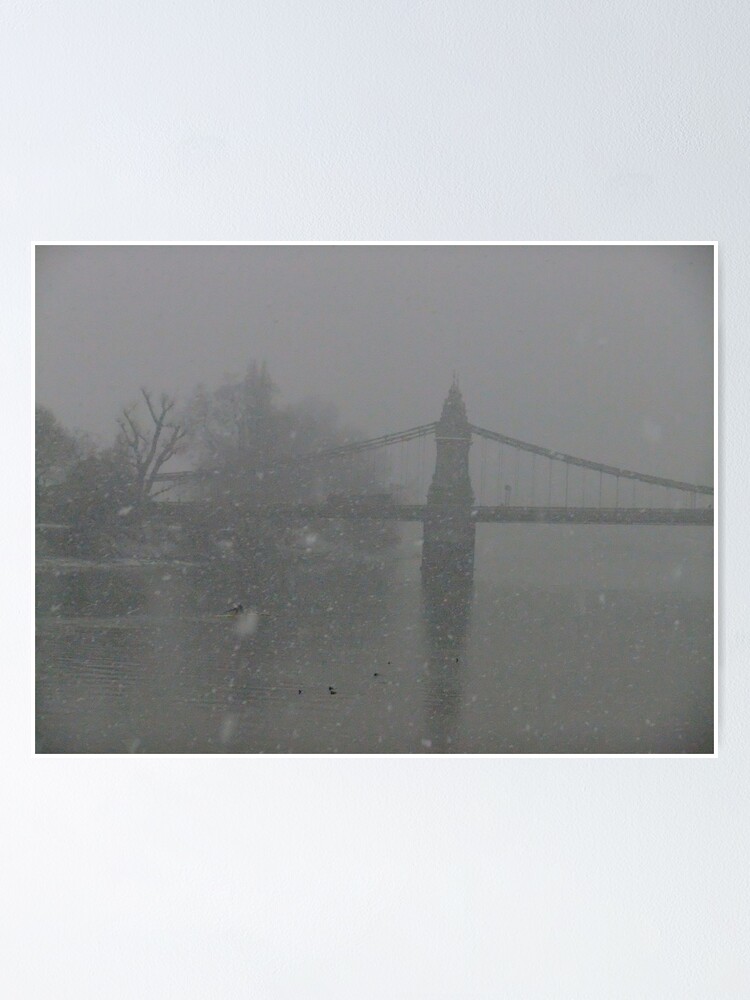 "Hammersmith Bridge (yes, it is!)" Poster for Sale by Themis Redbubble