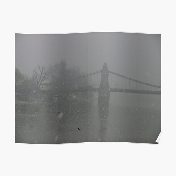 "Hammersmith Bridge (yes, it is!)" Poster for Sale by Themis Redbubble
