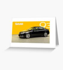 SAAB 9-3 AERO Greeting Card
