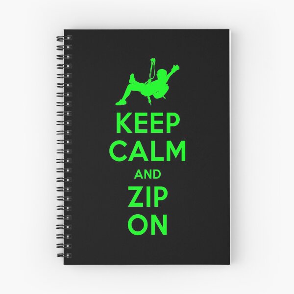 Item preview, Zipline Keep Calm and Zip On Design for Zipline Lovers designed and sold by BouncingSloth.