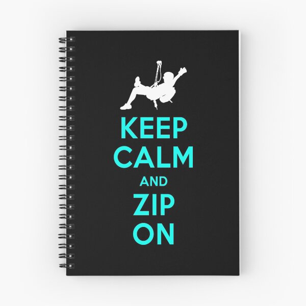 Item preview, Zipline Keep Calm and Zip On Design for Zipline Lovers designed and sold by BouncingSloth.