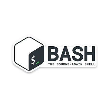 Artwork thumbnail, Bash Scripting Sticker by linkevbindesign