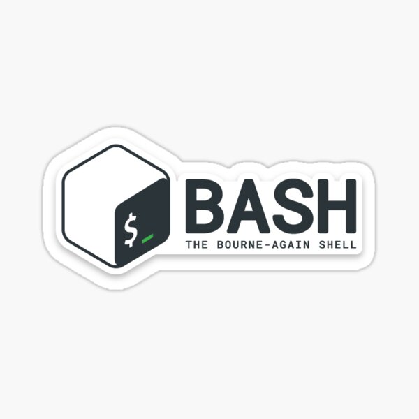 Item preview, Bash Scripting Sticker designed and sold by linkevbindesign.