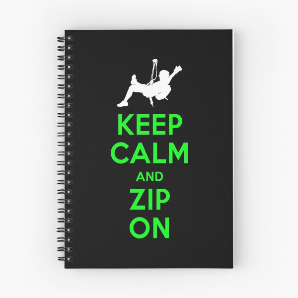 Item preview, Zipline Keep Calm and Zip On Design for Zipline Lovers designed and sold by BouncingSloth.