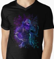 EPIC Fortnite Battle Royale Raven T Shirt Men's V-Neck T-Shirt