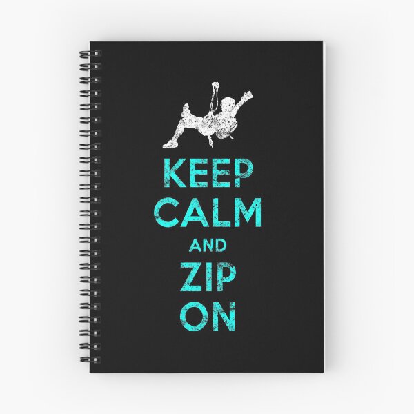 Item preview, Vintage Zipline Keep Calm and Zip On Design for Zipline Lovers designed and sold by BouncingSloth.