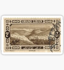 Lebanese Stamp, 1920s Sticker