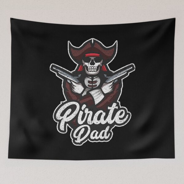 Item preview, Pirate Dad Daddy Father Skull Halloween Costume designed and sold by Kieran Abbott.