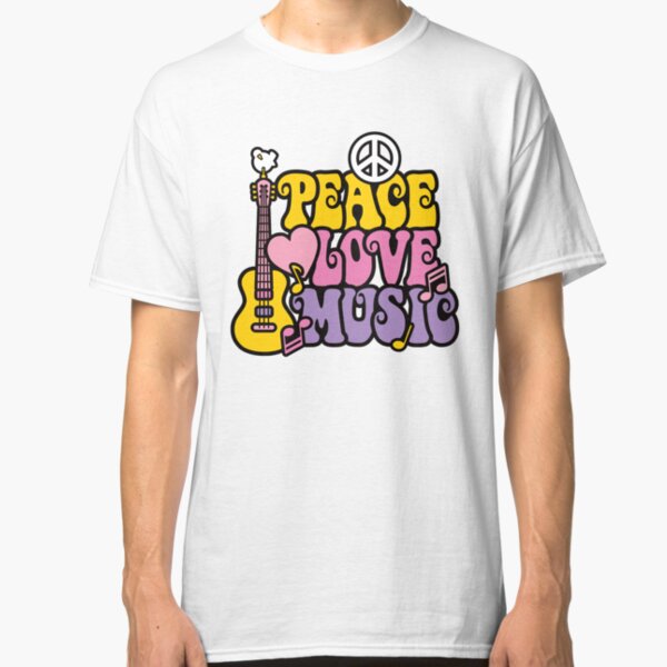 Peace, Love, Music Classic T-Shirt