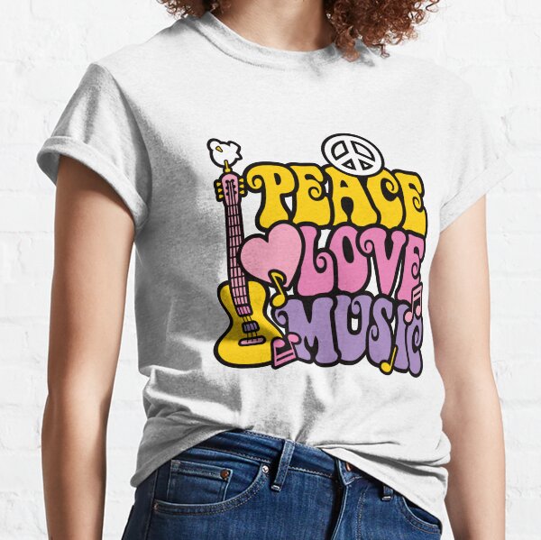 Peace, Love, Music Classic T-Shirt