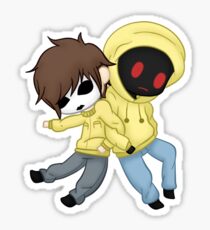 Masky and Hoodie Sticker Sticker