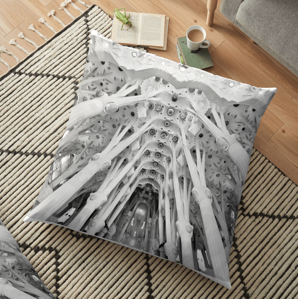 Sagrada Familia, Barcelona Floor Pillow