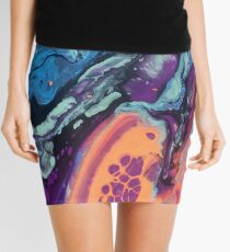 Technicolor Pour Mini Skirt