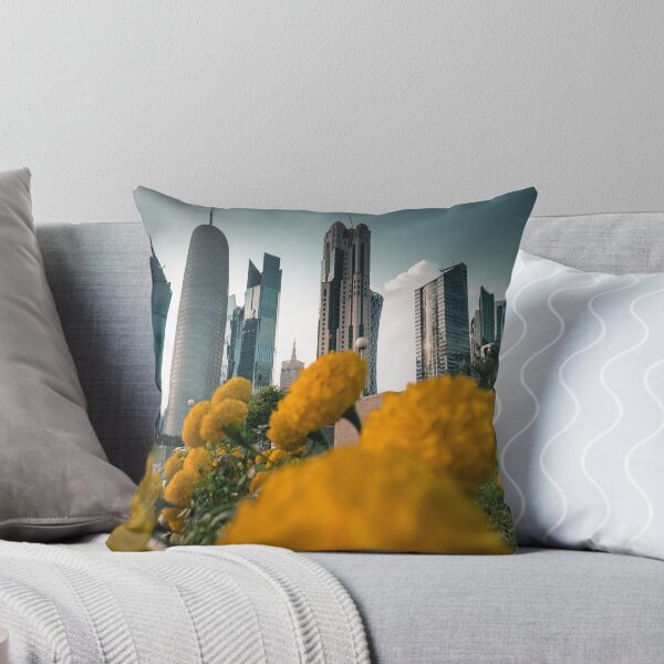 Item preview, doha skyline with flowers designed and sold by franckreporter.