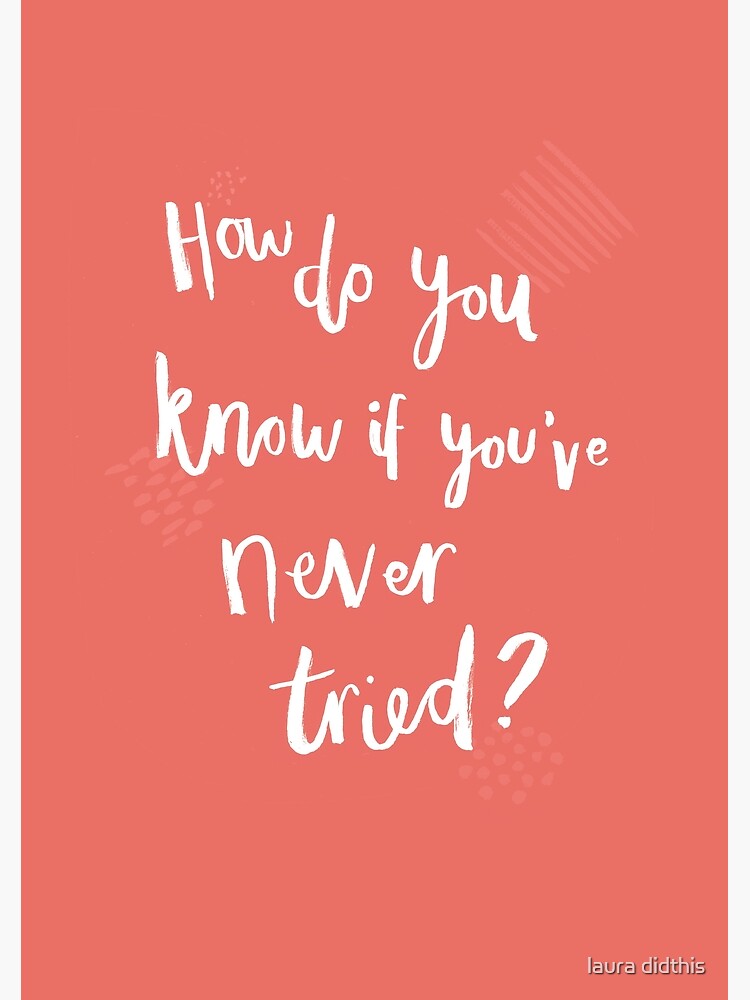 how-do-you-know-poster-for-sale-by-gingerandlime-redbubble