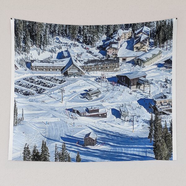 Item preview, Mammoth Mountain: Main Lodge Aerial designed and sold by kevinwmclain.